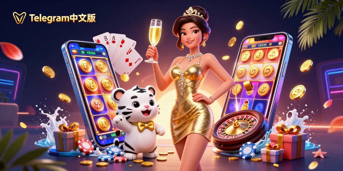 在Telegram中文版中体验充满活力的3D赌场场景，感受获胜的刺激。