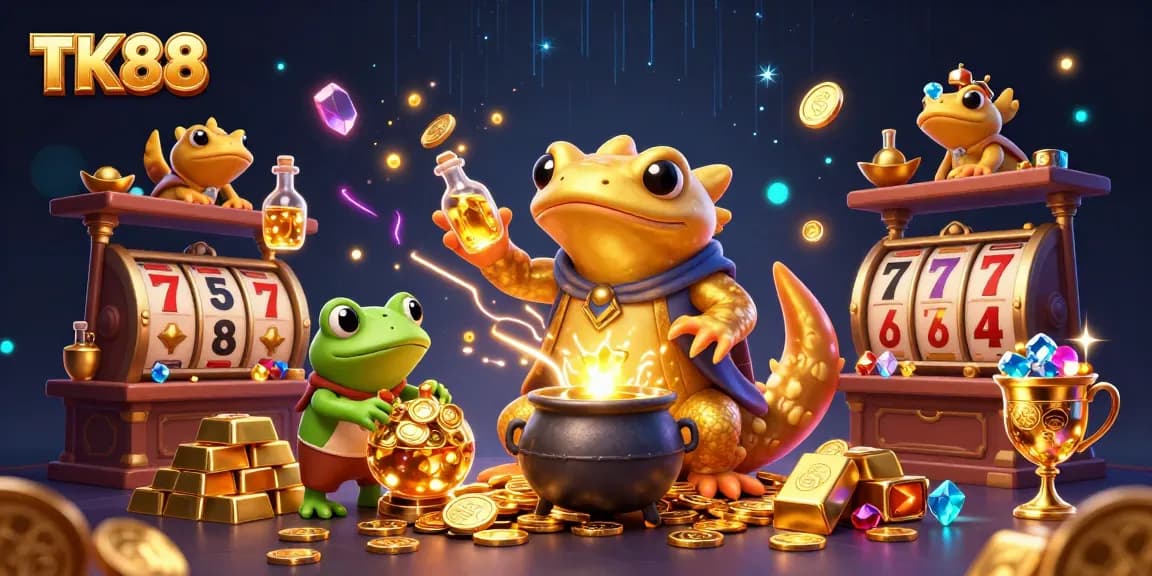 Experience thrilling gaming action at TK88 with vibrant treasures and enchanted characters.