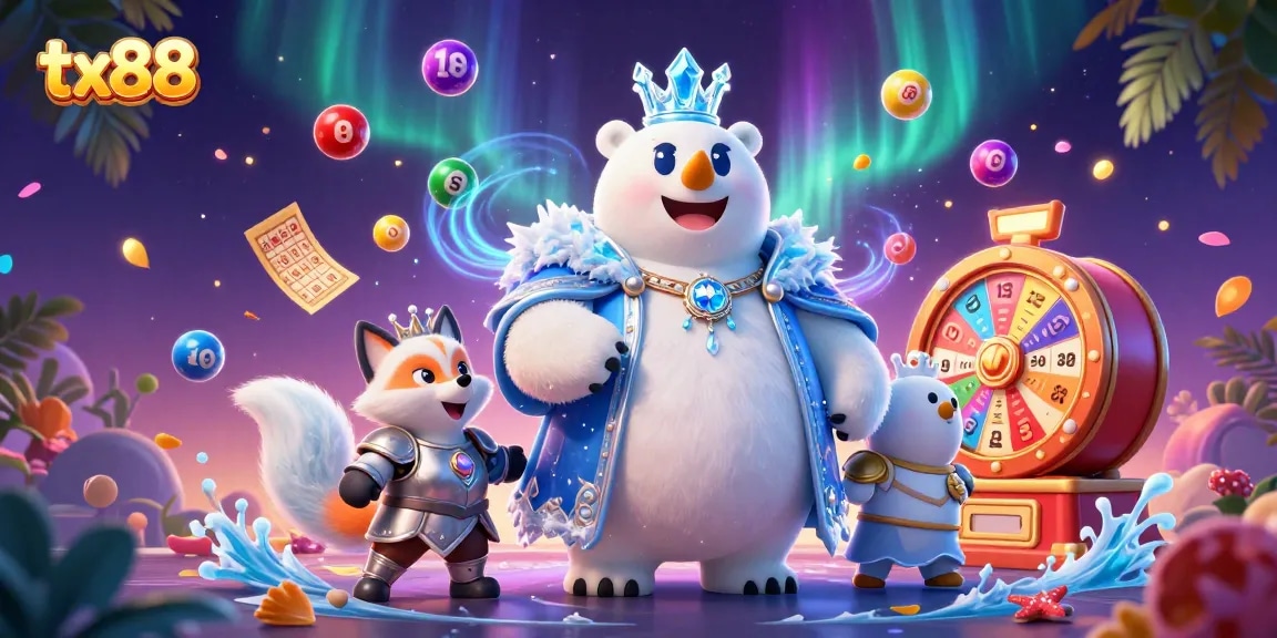 Experience exciting lotteries and games at tx88 with vibrant elements and rich 3D illustrations.