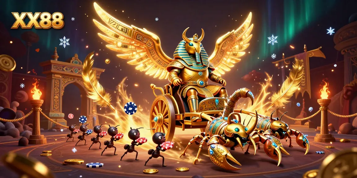 Engage in thrilling gameplay action at XX88 with stunning 3D characters and casino elements.