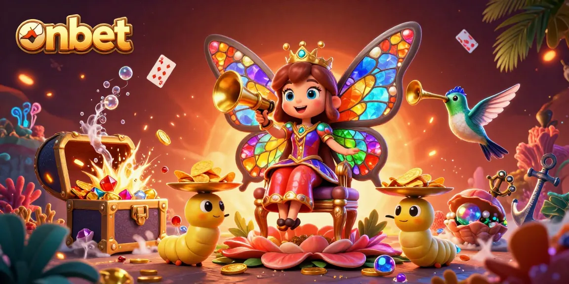 Bet big with Onbet's vibrant underwater casino scene filled with treasures and excitement.