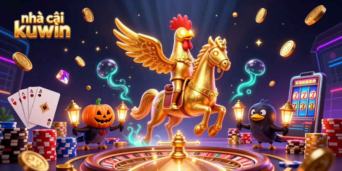 Experience thrilling games with nhà cái kuwin in a vibrant casino scene full of excitement.