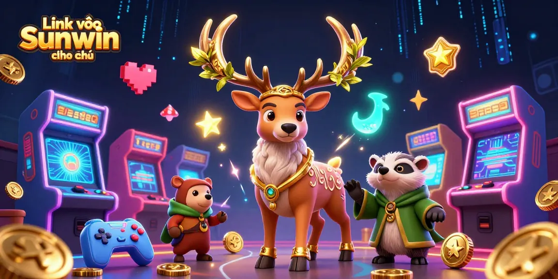 Engage in the thrilling world of gaming with Link vào Sunwin chính thức, featuring magical characters and vibrant casino elements.