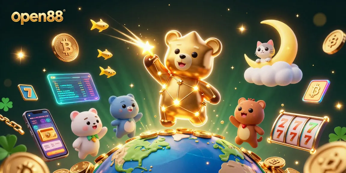Experience thrilling gameplay at open88 with dynamic slot reels and vibrant characters.