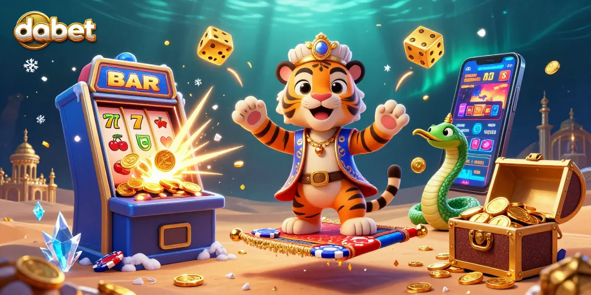 Experience thrilling jackpots with dabet's vibrant casino scene and dynamic game elements.
