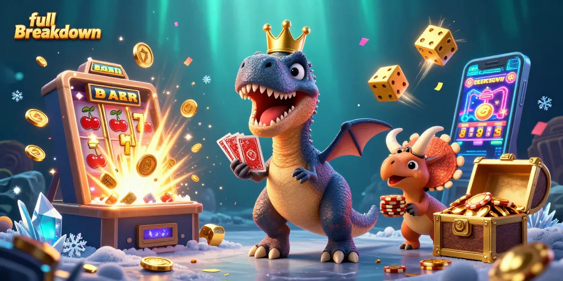Experience a full breakdown of casino fun with vibrant 3D characters shuffling cards and stacking chips.