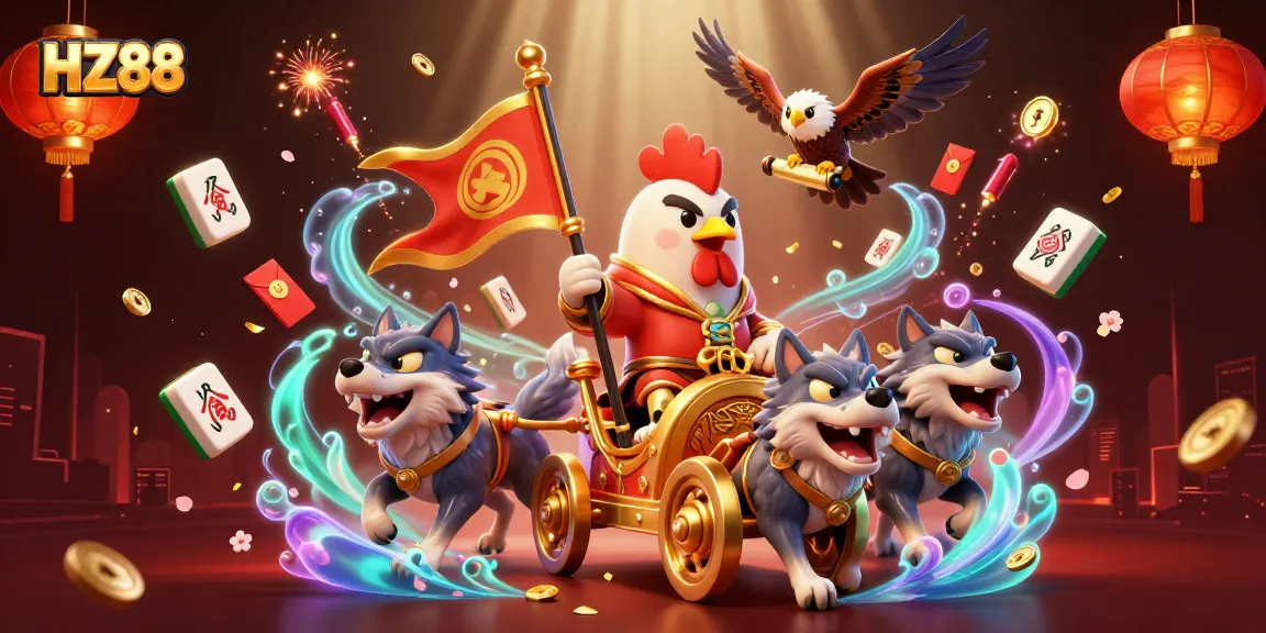 Play exciting games and experience the thrill of HZ88 with vibrant casino elements.