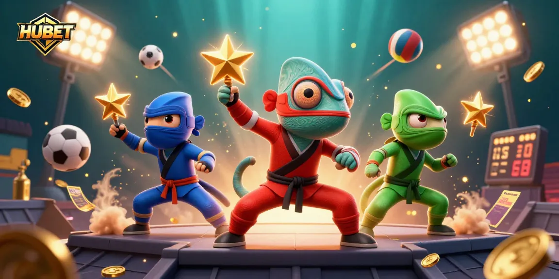 Engage with HUBET's thrilling gaming atmosphere showcasing dynamic sports betting action with vibrant visual elements.