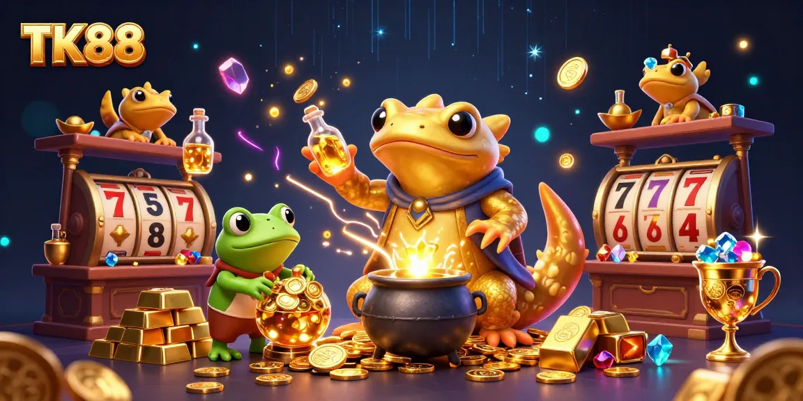 Experience thrilling gaming action at TK88 with vibrant treasures and enchanted characters.